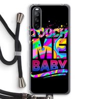 Touch Me: Sony Sony Xperia 10 III Transparant Hoesje met koord
