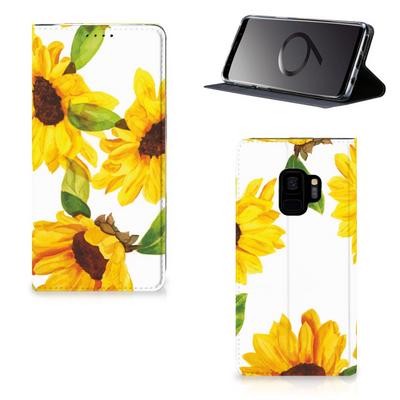 Smart Cover voor Samsung Galaxy S9 Zonnebloemen Smart Cover voor Samsung Galaxy S9 Zonnebloemen