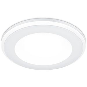 LED Spot - Inbouwspot - Trion Auran - 5W - Warm Wit 3000K - Rond - Mat Wit - Kunststof