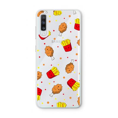 Chicken 'n Fries: Samsung Galaxy A70 Transparant Hoesje