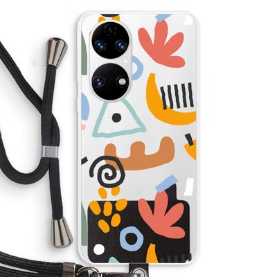 Abstract: Huawei P50 Transparant Hoesje met koord