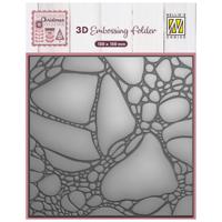 Nellie's Choice • 3d embossing folder verfdruppels 15x15cm