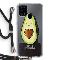 Avocuddle: Samsung Galaxy M31 Transparant Hoesje met koord