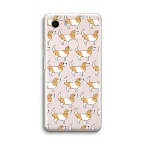 Doggy: Google Pixel 3 Transparant Hoesje