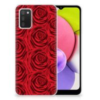 Samsung Galaxy A03S TPU Case Red Roses - thumbnail