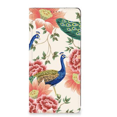 Smartphone hoesje voor Motorola Edge 40 Neo Pink Peacock