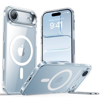 iPhone Air Classic Hybrid Magnetic Case (Camera Control, Stash Stand) - Clear