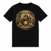 FC ELEVEN - Mexico El Tricolor Heavy T-Shirt - Zwart