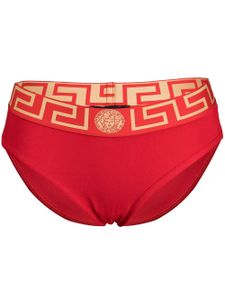 Versace culotte à bande Greca Key - Rouge