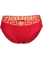 Versace culotte à bande Greca Key - Rouge