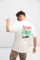 Equalité Frontrunner Oversized T-Shirt Heren Wit - Maat XXS - Kleur: RoodWitGroen | Soccerfanshop - thumbnail