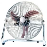 Professionele vloerventilator 45cm 3 standen kantelbaar chroom kleurig Professionele vloerventilator 45cm 3 standen kantelbaar chroom kleurig