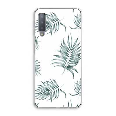 Simple leaves: Samsung Galaxy A7 (2018) Transparant Hoesje