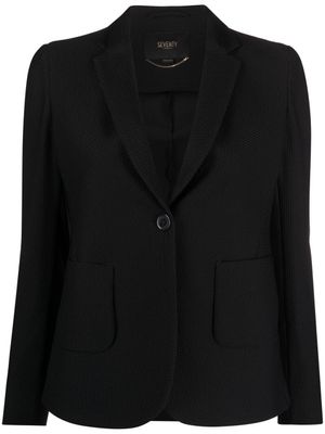 Seventy veste à simple boutonnage - Noir