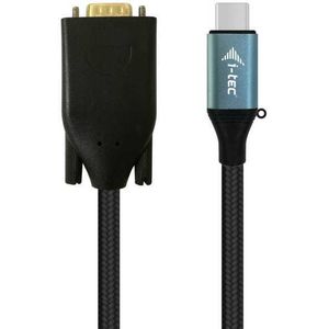 i-tec C31CBLVGA60HZ video kabel adapter 1,5 m USB Type-C VGA (D-Sub) Zwart, Blauw