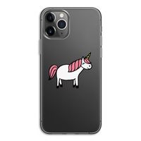 Eenhoorn: iPhone 11 Pro Transparant Hoesje