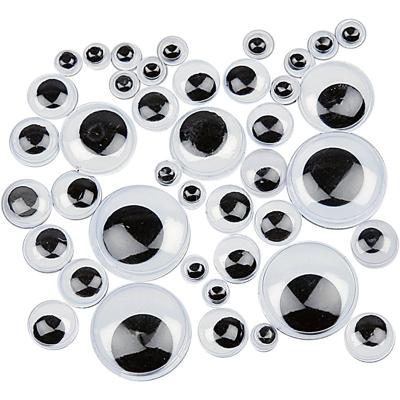 Creativ Company Wiebelogen, zelfklevend, d 6-20 mm, 1100 div/ 1 doos