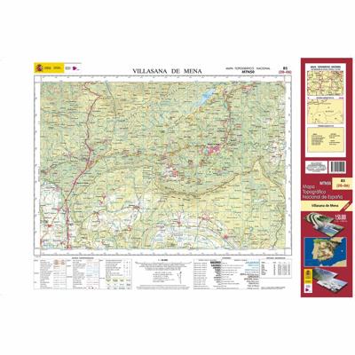 Topografische kaart 85 MT50 Villasana de Mena | CNIG - Instituto Geográfico Nacional1