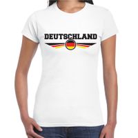 Duitsland / Deutschland landen t-shirt wit dames - thumbnail