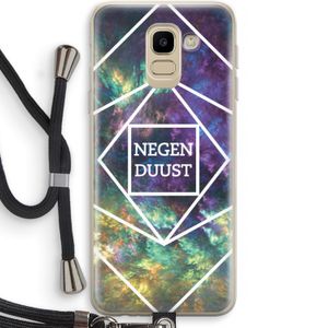 Negenduust ruimte: Samsung Galaxy J6 (2018) Transparant Hoesje met koord