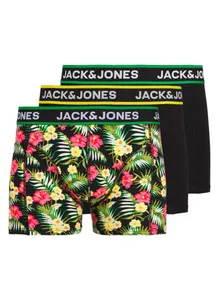 Jack & Jones heren boxershorts 3-Pack - Pink Flowers