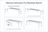 Bankje Madison 60cm - Giga Meubel