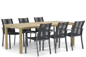 Santika Annisa/Weston 210 cm dining tuinset 7-delig