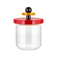 Alessi Twergi Voorraadpot 75cl zwart/geel/rood