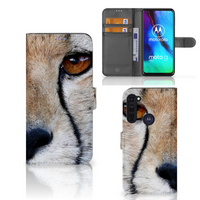 Motorola Moto G Pro Telefoonhoesje met Pasjes Cheetah - thumbnail