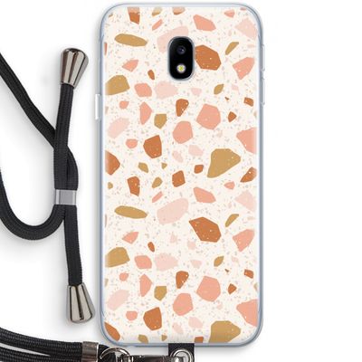 Terrazzo N°18: Samsung Galaxy J3 (2017) Transparant Hoesje met koord