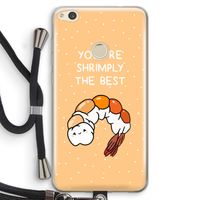 You're Shrimply The Best: Huawei Ascend P8 Lite (2017) Transparant Hoesje met koord