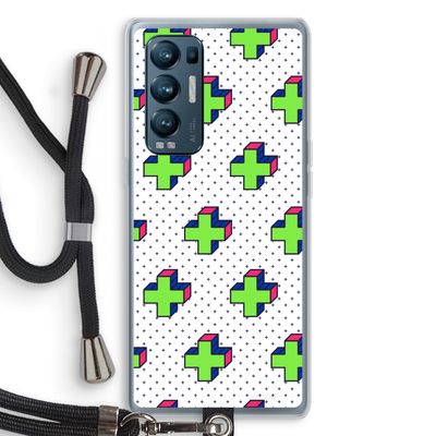 8-bit N°10: Oppo Find X3 Neo Transparant Hoesje met koord