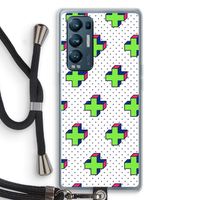 8-bit N°10: Oppo Find X3 Neo Transparant Hoesje met koord