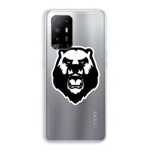 Angry Bear (white): Oppo A95 5G Transparant Hoesje