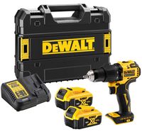 DeWalt DCD709P2T | Compacte accu klopboormachine | 18V | 2 x 5.0 Ah Li-Ion accu&apos;s | in TSTAK koffer - thumbnail