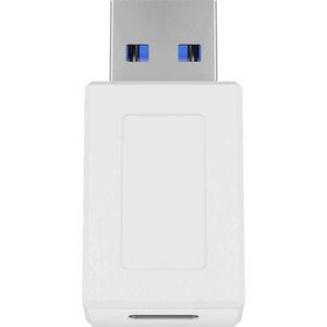 Goobay 55225 tussenstuk voor kabels USB-C USB 3.0 (type A) Wit