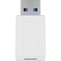 Goobay 55225 tussenstuk voor kabels USB-C USB 3.0 (type A) Wit - thumbnail