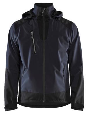 Blåkläder 4749 Softshell jack - blauw/zwart maat M