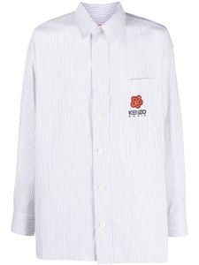 Kenzo Boke Flower pinstriped shirt - Blanc