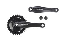 Miranda Crankset Beta 1 3/32" + Disc 33T Zwart