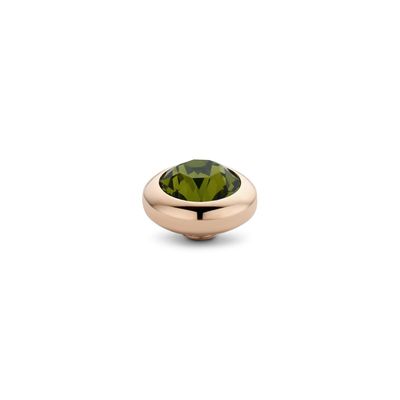Melano Vivid Basic CZ Steentje Olive Rosé | 7 mm