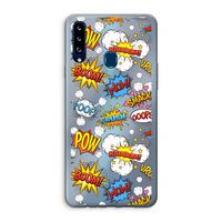 Pow Smack: Samsung Galaxy A20s Transparant Hoesje