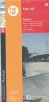 Topografische kaart - Wandelkaart 29 Topo50 Kortrijk | NGI - Nationaal Geografisch Instituut