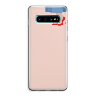 High heels: Samsung Galaxy S10 Plus Transparant Hoesje