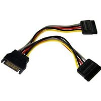 StarTech.com 15cm SATA Voedingskabel Y-adapter M/F