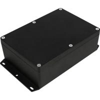 Hammond Electronics 1550Z120FBK Universele behuizing Aluminium spuitgietwerk Zwart 1 stuk(s) - thumbnail