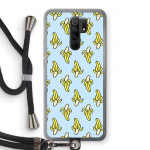 Bananas: Xiaomi Redmi 9 Transparant Hoesje met koord