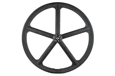 Santafixie Five Spoke Fixie Achterwiel - Mat Zwart Santafixie Five Spoke Fixie Achterwiel - Mat Zwart