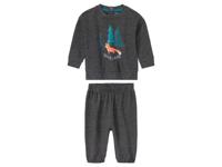 lupilu Baby jongens pyjama (50/56, Donkergrijs) - thumbnail