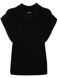 By Malene Birger pull à design sans manches - Noir